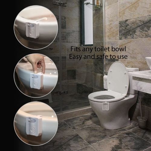 Motion Activated Toilet Seat Light